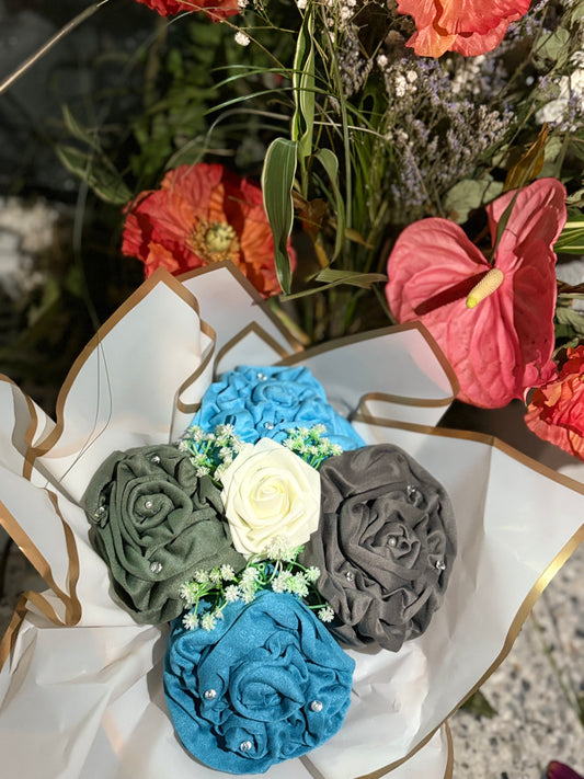 Bouquet de 4 voile en jersey