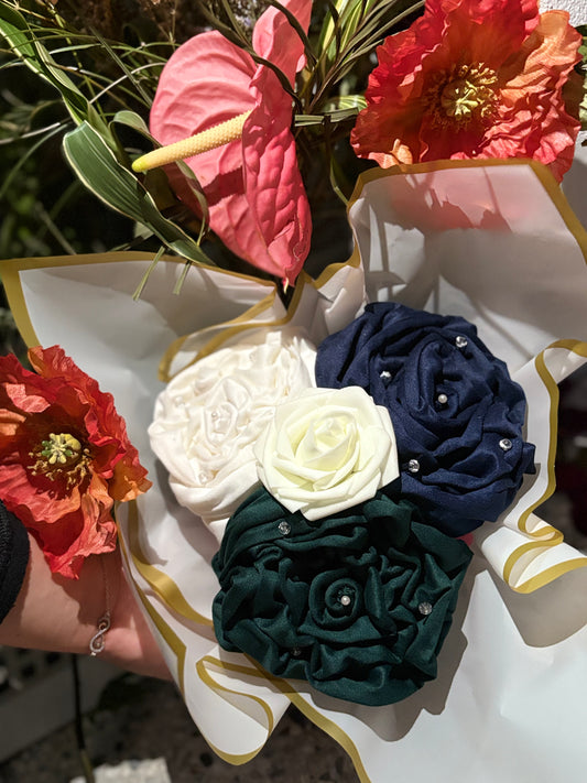 Bouquet de 3 voiles en jersey premium