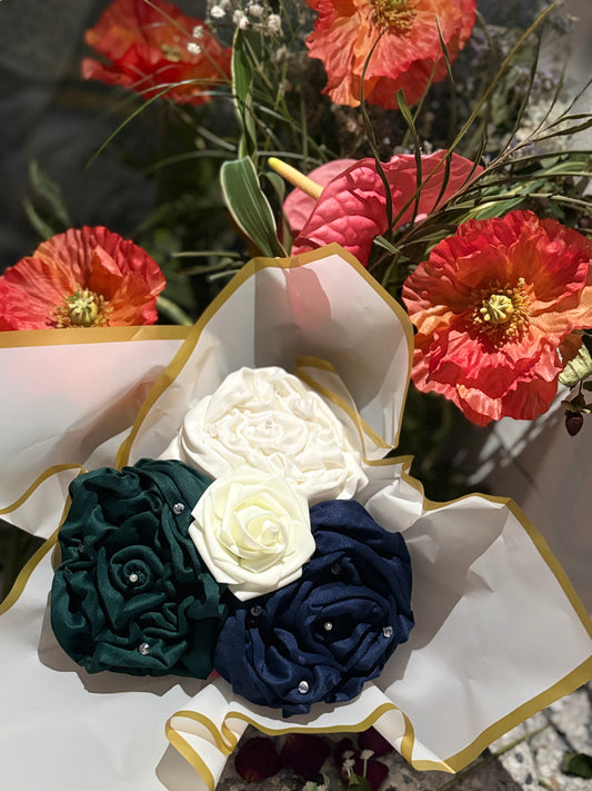 Bouquet de 3 voiles en jersey premium