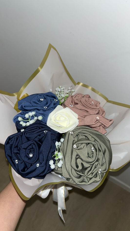 Bouquet de 4 voiles en jersey premium