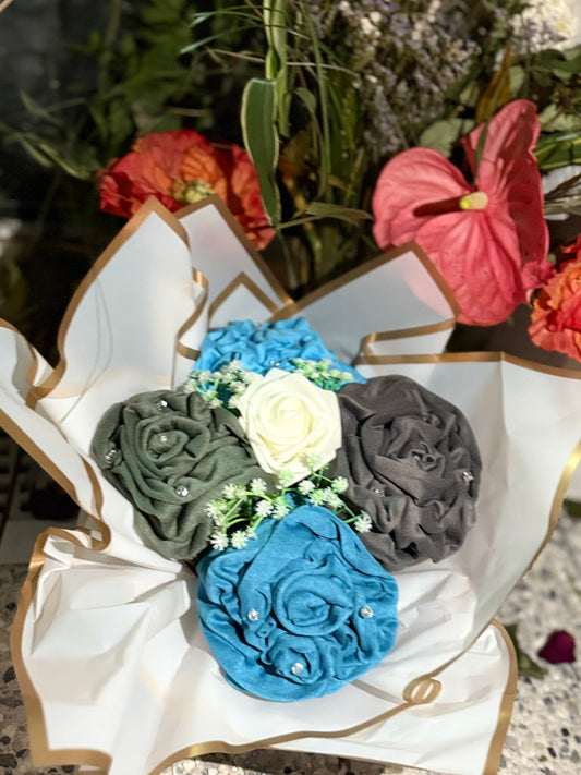 Bouquet de 4 voile en jersey